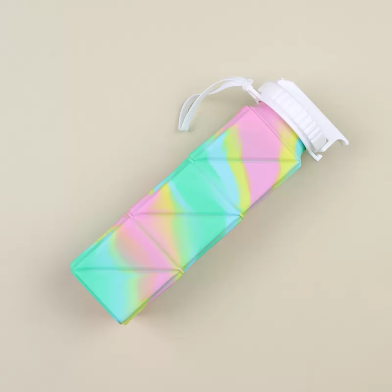 silicone water bottle collapsible