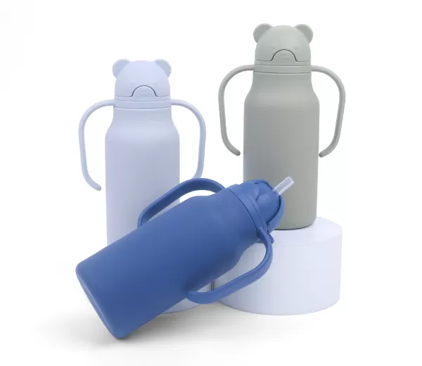 BX0152 Silicone Water Bottle With Handle