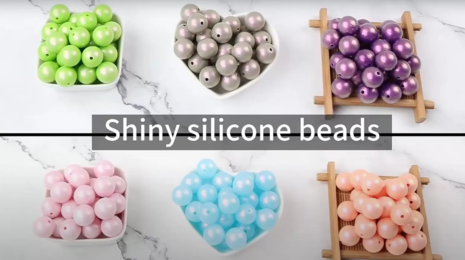 Video of ﻿BS0002 Silicone Shiny Beads