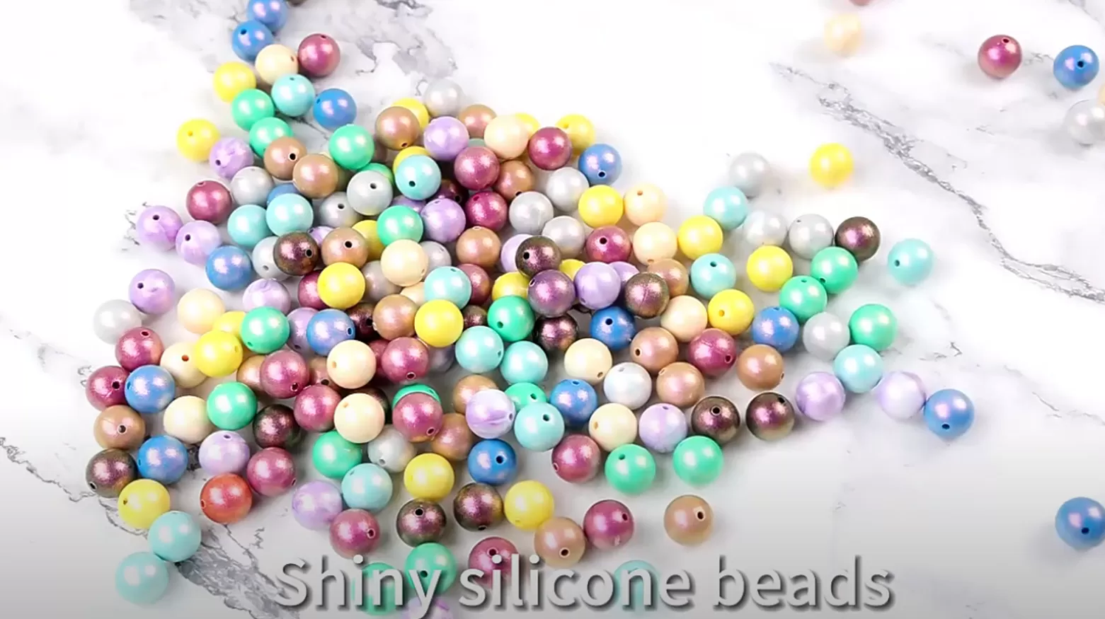 Video of ﻿BS0003 Silicone Glossy Beads