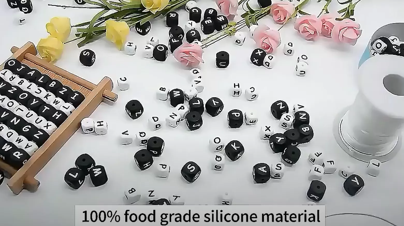 Video of ﻿﻿﻿BS0005 Silicone Letter Beads