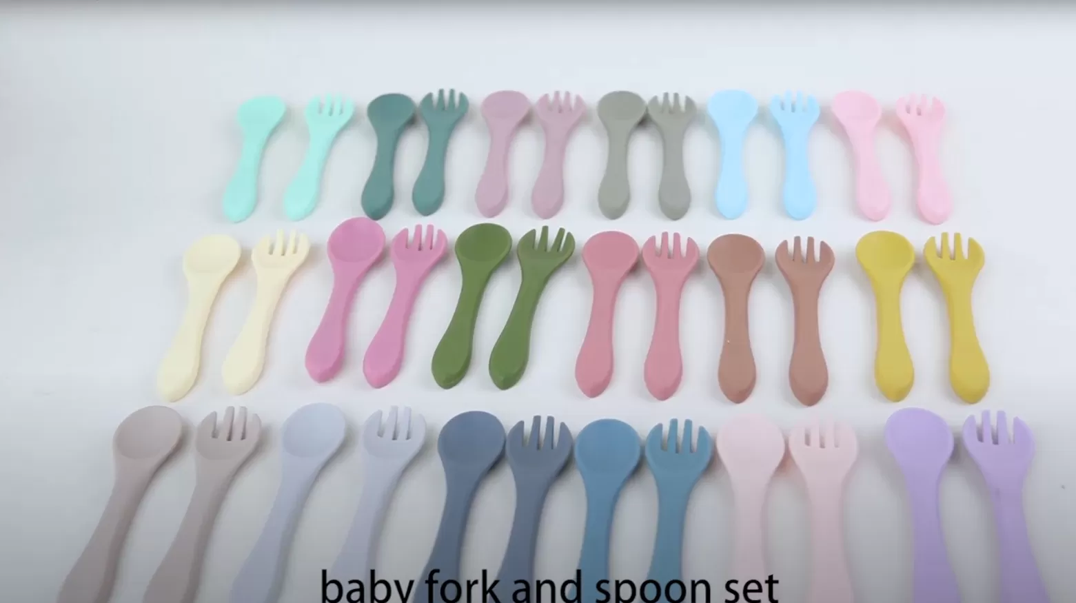 Video of ﻿BX0025 BX0026 Silicone Fork And Spoon Set