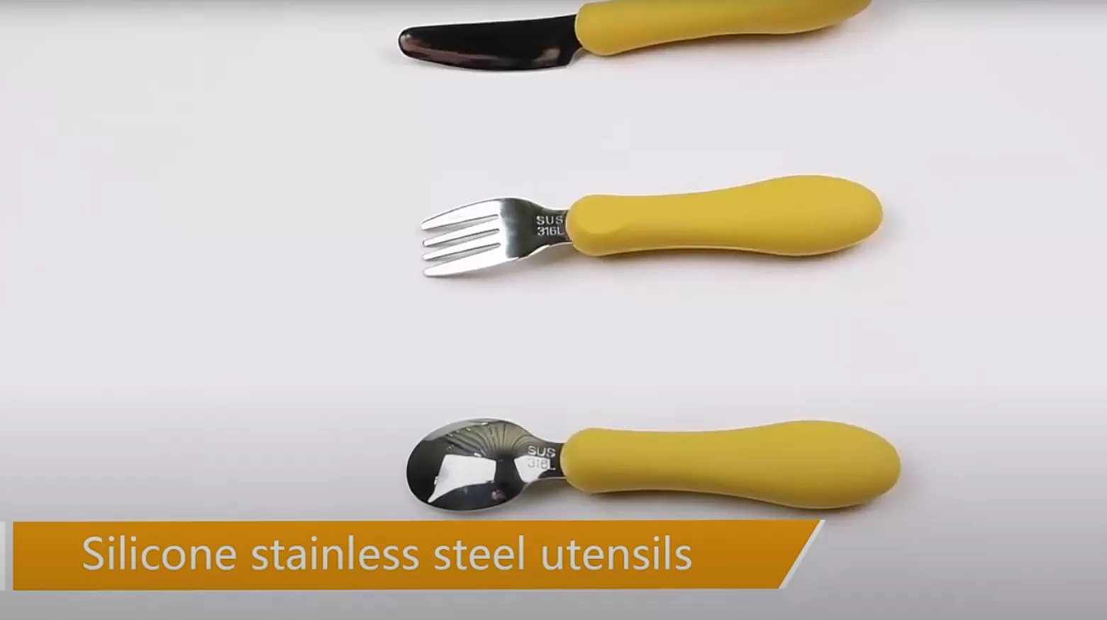 Video of ﻿﻿﻿BX0065 Silicone Stainless Steel Utensils