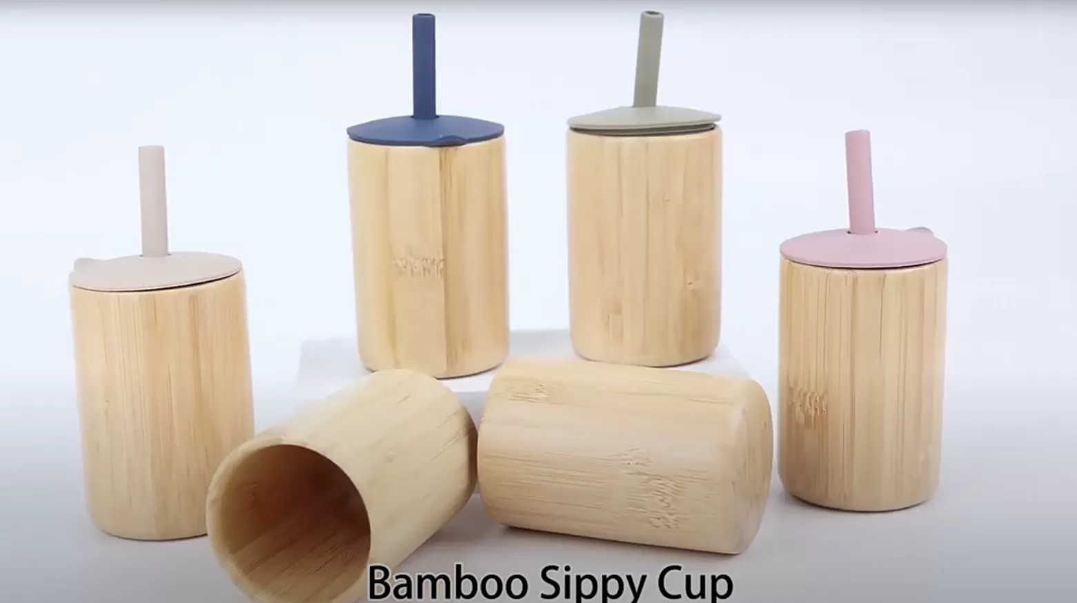 Video of ﻿BX0090 Silicone Bamboo Straw Cup