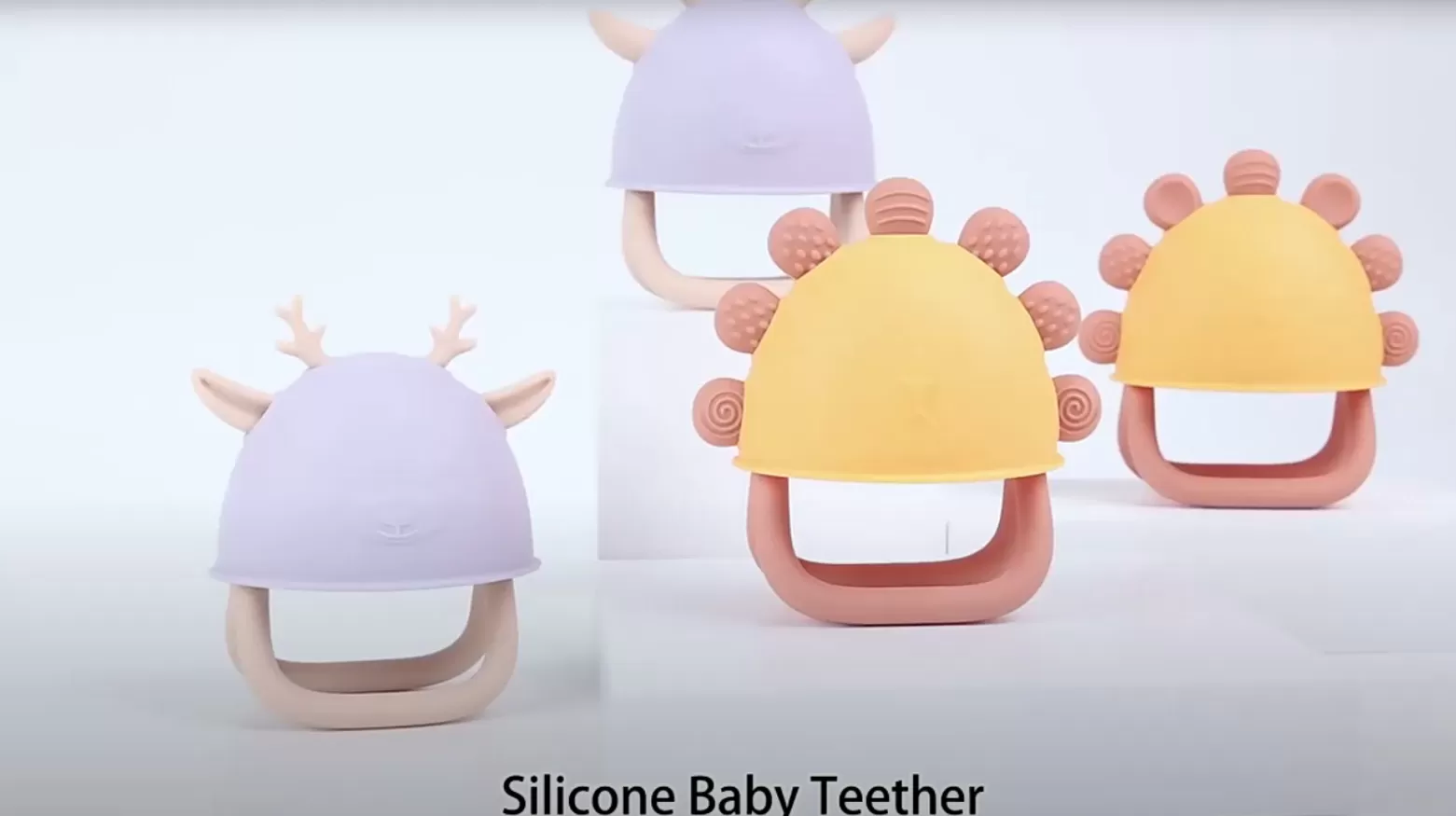 Video of ﻿﻿﻿BX0107 Silicone Lion Mitten Teether