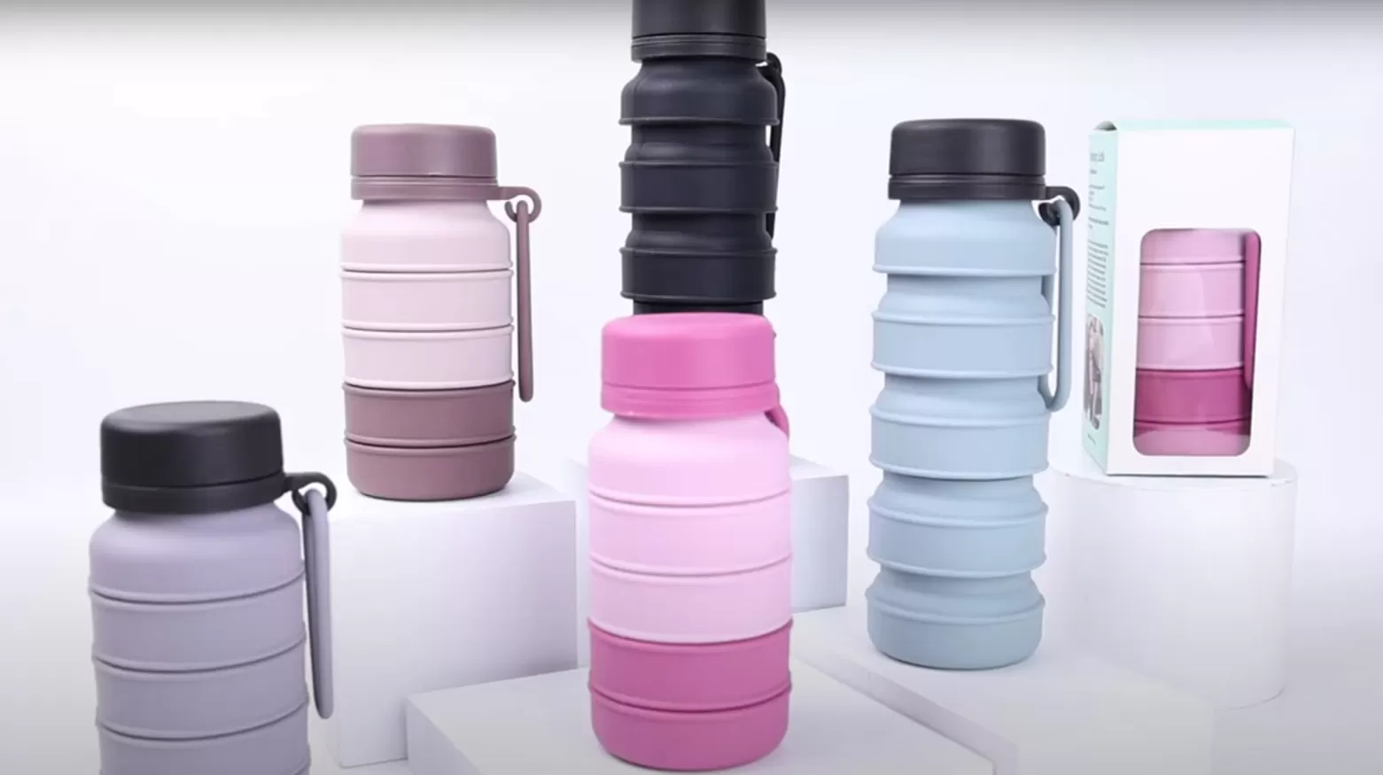 Video of ﻿BX0130 Silicone Foldling Water Bottle