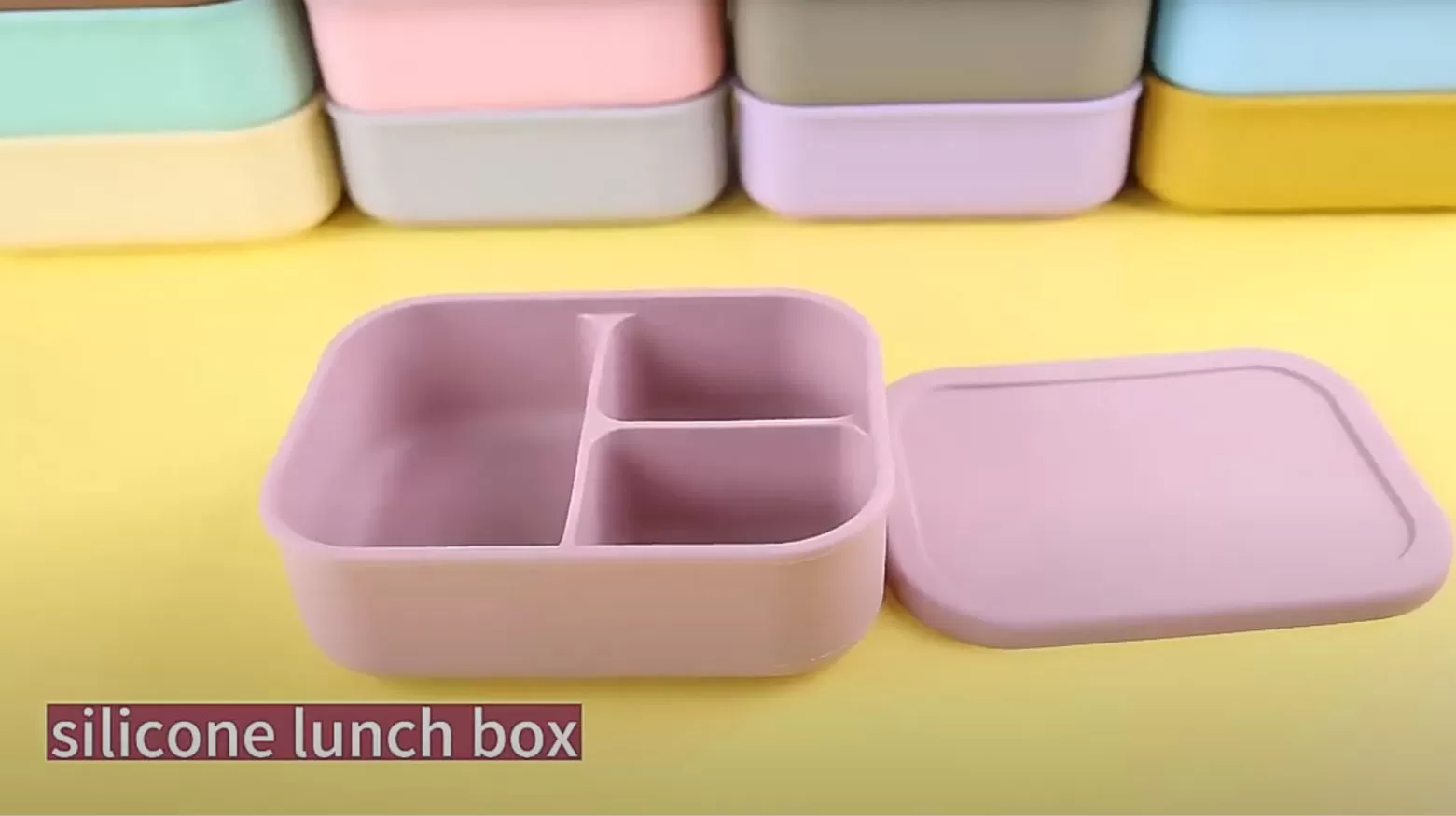 Video of ﻿﻿BX0053 800ml Silicone Bento Box