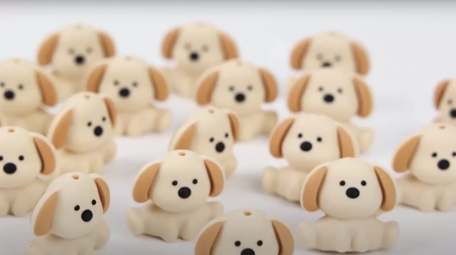 Video of ﻿X589 3D Animal Silicone Beads