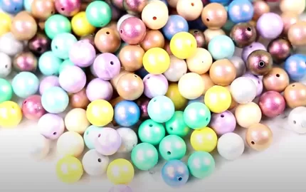 BS0003 Silicone Glossy Beads