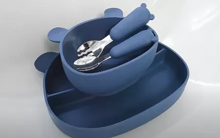 BX0047 Silicone Bear Shape Bowl