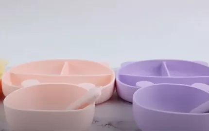 BX0049 Silicone +Stainless Steel Fork And Spoon Set