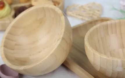 BX0086 Bamboo Bowl Without Suction