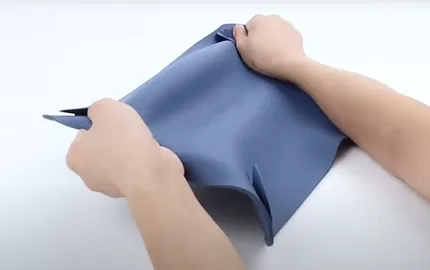 BX0092 Silicone Rectangle Mat With 4 Suction on Bottom