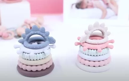 BX0143 Silicone Stacker Teether
