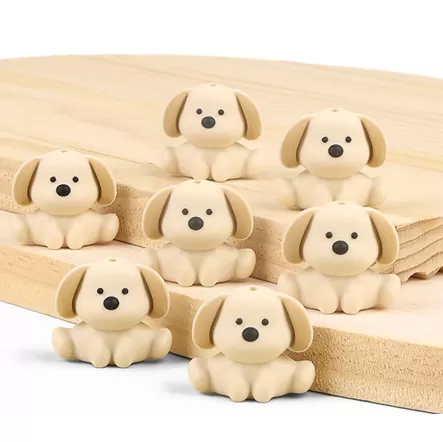 X589 3D Animal Silicone Beads